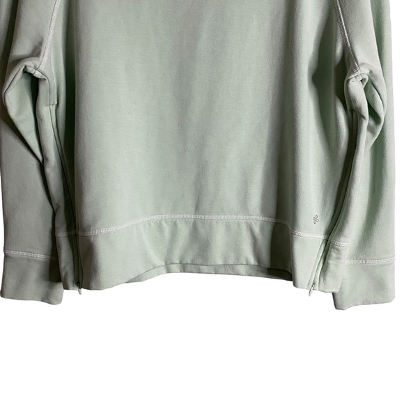 Shambhala Women's Mint Green Crewneck Athleisure Sweatshirt - Picture 3 of 8